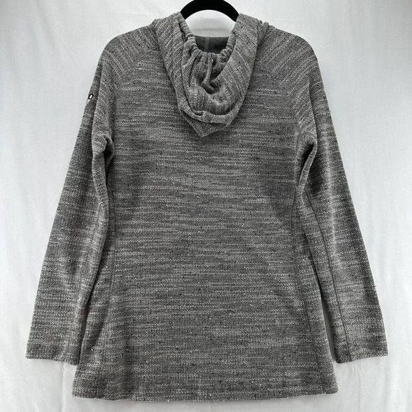 Straight Down Sweatshirt Womens Size M Hoodie Long Sleeve Tunic Pullover Gray - Picture 2 of 12